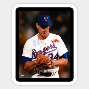 Nolan Ryan blood Sticker